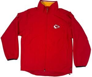Vintage 2000s Reebok Kansas City Chiefs NFL Team Apparel Windbreaker Men's Med